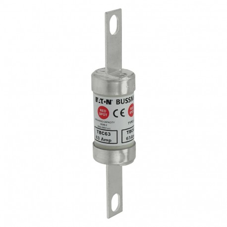 TBC63 - TBC63 EATON ELECTRIC Fuse-link, low voltage, 63 A, AC 660 V, DC 460 V, BS88, 27 x 112 mm, gL/gG, BS
