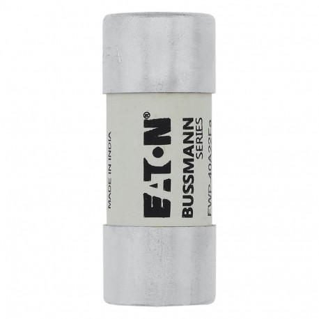 40AMP 700V ac 22 X 58MM FERRULE - 40AMP 700V ac 22 X 58MM FERRULE FWP-40A22F EATON ELECTRIC Fuse-link, high speed, 100 A, AC 700 V, 22 x 58 mm..