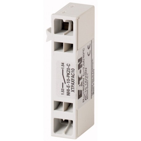 NHI-E-10-PKZ0-C-GVP - NHI-E-10-PKZ0-C-GVP 120945 EATON ELECTRIC Standard auxiliary contact, 1N/C with spring clamp connection, lar..