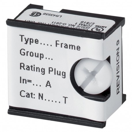 IZMX-RP16A-800 - IZMX-RP16A-800 124042 0004357389 EATON ELECTRIC Rating plug, 800A, IZMX16, Iu 800A