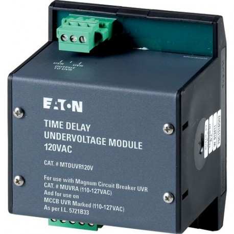 IZMX-UVR-TD-120AC-1 - IZMX-UVR-TD-120AC-1 184165 Y7-184165 EATON ELECTRIC Delay module for U-actuator, 120 VAC