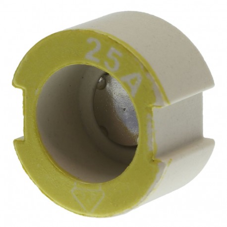 GAUGE PIECE D2 25A 500V FOR E27 - GAUGE PIECE D2 25A 500V FOR E27 25GD27 EATON ELECTRIC Fuse base, 25A, 500 V, DII/E27, gauge ring