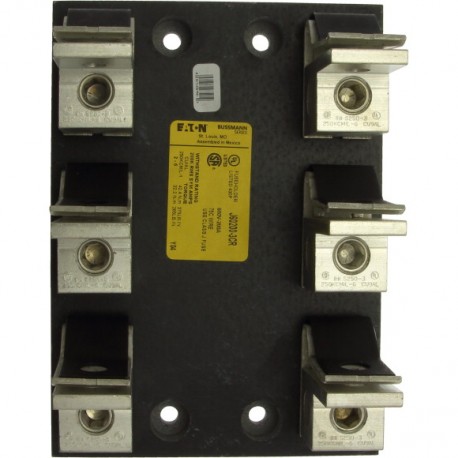 FUSEBLOCK 700V-100A - FUSEBLOCK 700V-100A J70100-1CR EATON ELECTRIC Fuse-block, high speed, 100 A, AC 700 V, UL