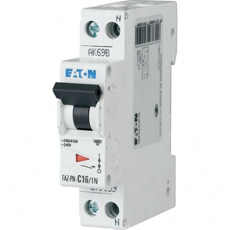 FAZ-PN-C20/1N - FAZ-PN-C20/1N 279160 Y7-279160 EATON ELECTRIC Miniature circuit breaker (MCB), 20A, 1Np, C-Char, AC