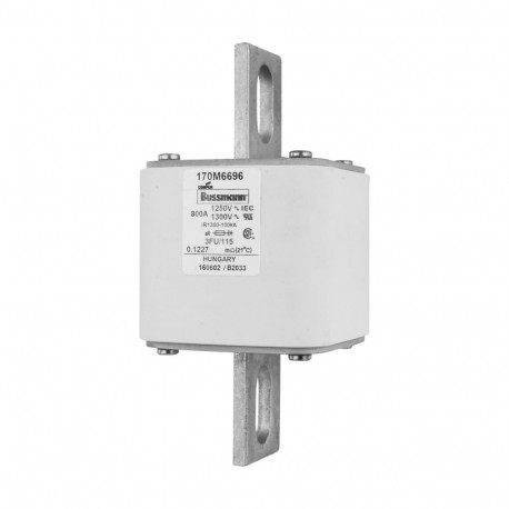 FUSE 1000A 1100V 3FU/115 AR CU - FUSE 1000A 1100V 3FU/115 AR CU 170M6698 EATON ELECTRIC Fuse-link, high speed, 1000 A, AC 1100 V, size 3, 76 ..