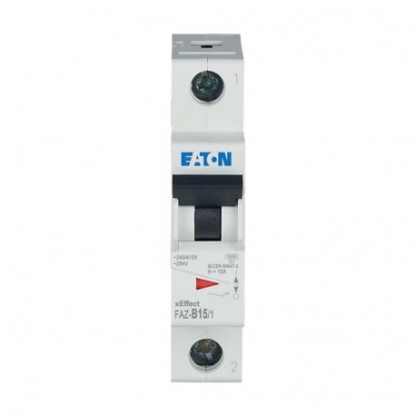FAZ-B15/1 - FAZ-B15/1 278534 Y7-278534 EATON ELECTRIC Miniature circuit breaker (MCB), 15A, 1p, B-Char, AC