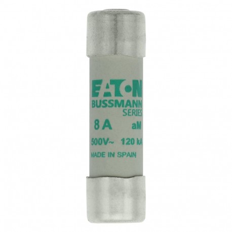 C14M8S - C14M8S EATON ELECTRIC Fuse-link, LV, 8 A, AC 500 V, 14 x 51 mm, aM, IEC, with striker