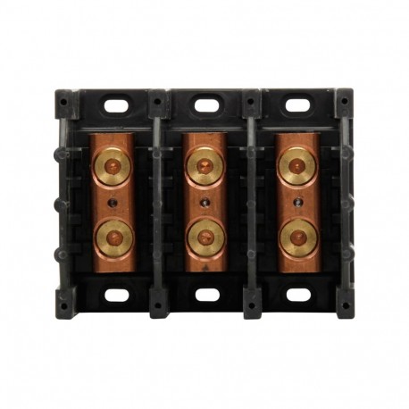BUSS TERMINAL BLOCK - BUSS TERMINAL BLOCK 16301-3 EATON ELECTRIC Terminal block, BT, 255 A, AC 600 V, DC 600 V, 3P, UL
