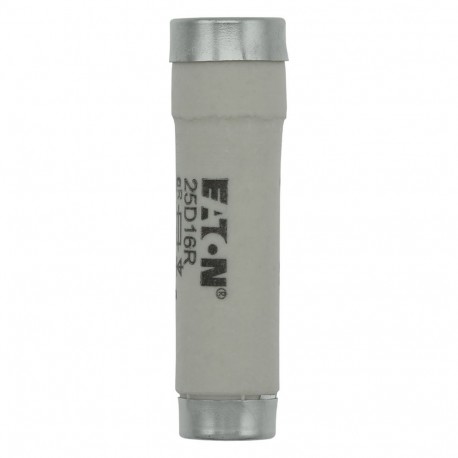 FUSE 25A DI/E16 GR 500VAC - FUSE 25A DI/E16 GR 500VAC 25D16R EATON ELECTRIC Fuse-link, LV, 20 A, AC 500 V, D1, aR, IEC, ultra rapid