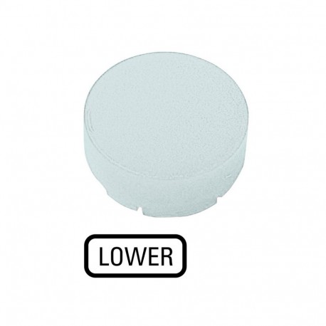 M22-XDLH-W-GB18 - M22-XDLH-W-GB18 218383 Y7-218383 EATON ELECTRIC Lens, indicator Outgoing White LOWER