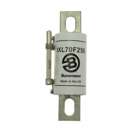 250A 700V S/COND FUSE WITH IND - 250A 700V S/COND FUSE WITH IND IXL70F250 EATON ELECTRIC Fuse-link, high speed, 250 A, AC 700 V, DC 700 V, 39..
