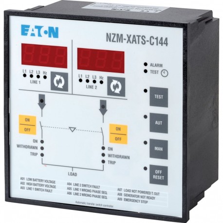 NZM-XATS-C144 - NZM-XATS-C144 164331 EATON ELECTRIC Automatic Transfer Switch-Controller., 144mm.