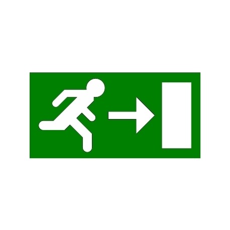 Single side pictogram (right) - Single side pictogram (right) 155-000-001 EATON ELECTRIC Pictogram for Atlantic LED single side A (right)