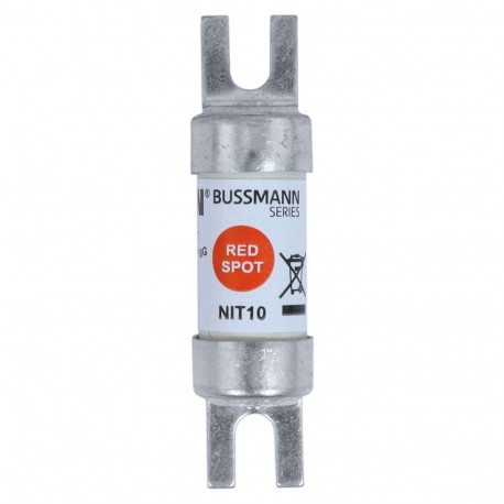 10AMP 550V AC BS88 gG FUSE - 10AMP 550V AC BS88 gG FUSE NIT10 EATON ELECTRIC Fuse-link, LV, 40 A, AC 500 V, BS88, 21 x 129 mm, gL/gG, BS