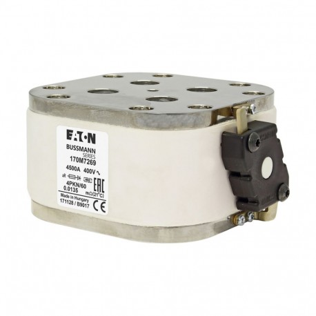 FUSE 4500A 400V 4PKN/60 AR - FUSE 4500A 400V 4PKN/60 AR 170M7269 EATON ELECTRIC Fuse-link, high speed, 4500 A, AC 400 V, size 4, 120 x 10..