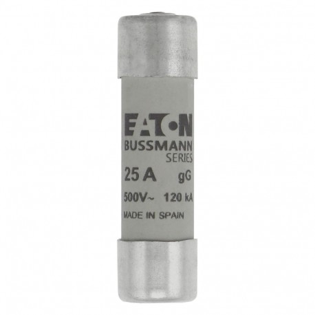 C14G25S - C14G25S EATON ELECTRIC Fuse-link, LV, 25 A, AC 500 V, 14 x 51 mm, gL/gG, IEC, with striker