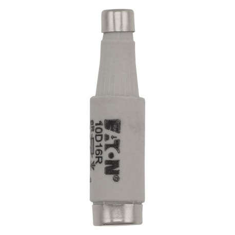 FUSE 10A DI/E16 GR 500VAC - FUSE 10A DI/E16 GR 500VAC 10D16R EATON ELECTRIC Fuse-link, LV, 10 A, AC 500 V, D1, aR, IEC, ultra rapid