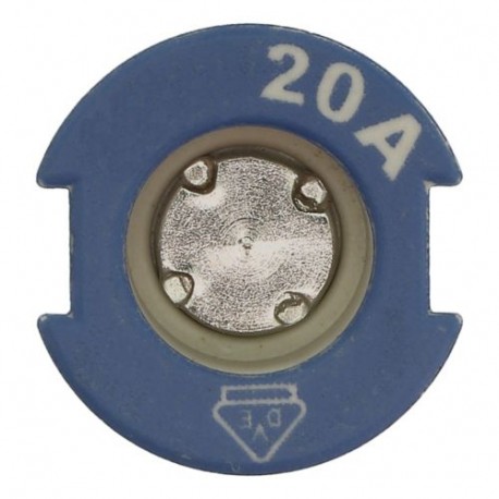 GAUGE PIECE D2 20A 500V FOR E27 - GAUGE PIECE D2 20A 500V FOR E27 20GD27 EATON ELECTRIC Gauge piece, LV, 10 A, AC 500 V, D2, IEC