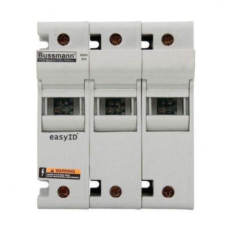 30A INDICATOR FUSEHOLDER 3 POLE - 30A INDICATOR FUSEHOLDER 3 POLE CH30J3I EATON ELECTRIC Fuse-holder, low voltage, 25 A, AC 400 V, 8 x 31 mm, ..