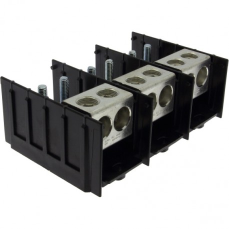 TERM. BLOCK ASSY 6PK - TERM. BLOCK ASSY 6PK 16582-3 EATON ELECTRIC Terminal block, BT, 760 A, AC 600 V, DC 600 V, 3P, UL