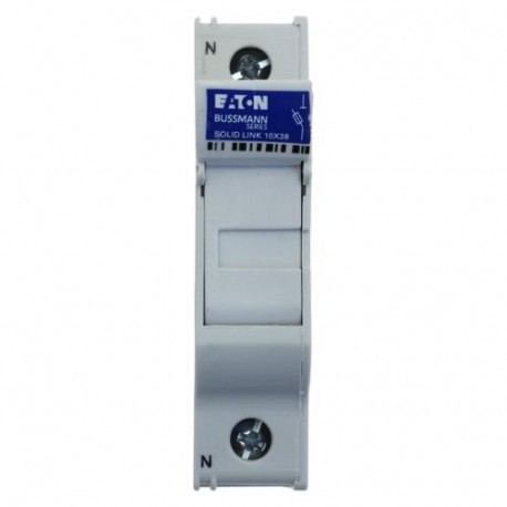 10X38MFH Neutral - 10X38MFH Neutral CHM1DNXU EATON ELECTRIC Base fuse, BT, 32 A, AC 690 V, 10 x 38 mm, N only, UL, IEC, DIN rail