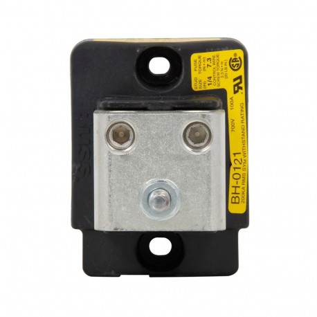 MODULAR FUSEBLOCK - MODULAR FUSEBLOCK BH-0121 EATON ELECTRIC Fuse-block, high speed, 100 A, AC 700 V, UL