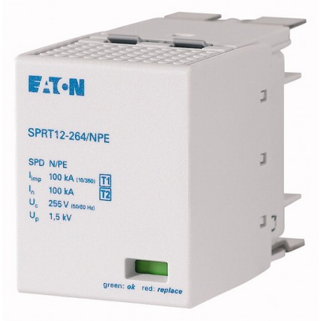 SPRT12-264/NPE - SPRT12-264/NPE 183187 EATON ELECTRIC Transient voltage surge suppression module, SPRT12 NPE SPD insert