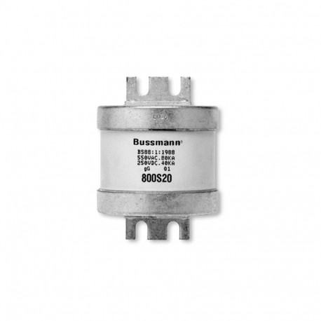 800A INDUSTRIAL FUSE - 800A INDUSTRIAL FUSE 800S20 EATON ELECTRIC Fuse-link, LV, 800 A, AC 550 V, DC 250 V, BS88, 83 x 112 mm, gL/g..
