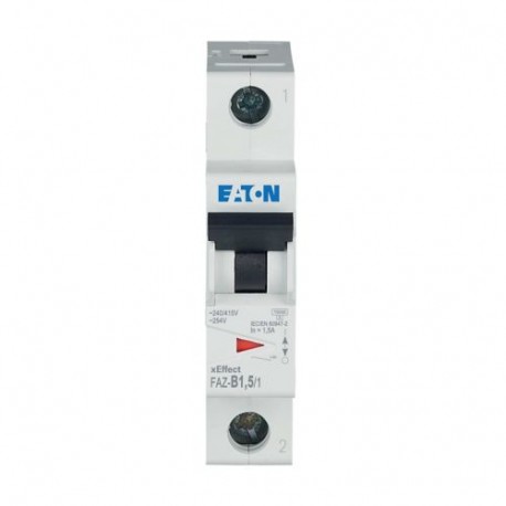 FAZ-B1,5/1 - FAZ-B1,5/1 278521 Y7-278521 EATON ELECTRIC Miniature circuit breaker (MCB), 1.5A, 1p, type B characteristic