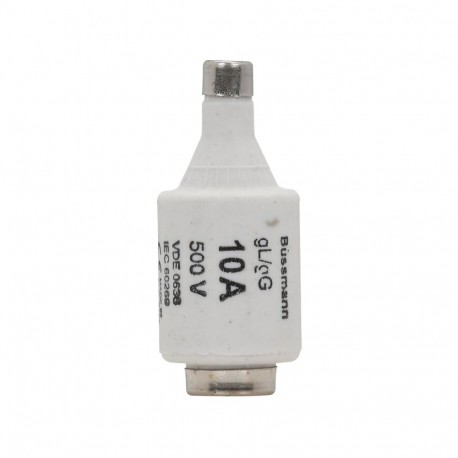 FUSE-D2 10A T GL/GG 500VAC E27 - FUSE-D2 10A T GL/GG 500VAC E27 10D27 EATON ELECTRIC cartridge fuse, BT, 10 A, AC 500 V, D2, gL/gG, IEC, reta..