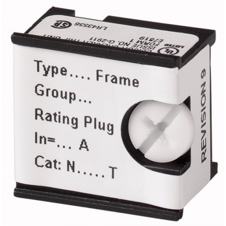 IZMX-RP16C-800 - IZMX-RP16C-800 124051 0004357391 EATON ELECTRIC Rating plug, 800A, IZMX16, Iu 1600A