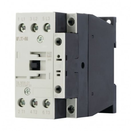 DILM38-01(110V50HZ,120V60HZ) - DILM38-01(110V50HZ,120V60HZ) 112453 Y7-112453 EATON ELECTRIC Power Contactor 3-pole + 1 NC 18.5 kW / 400 V /..