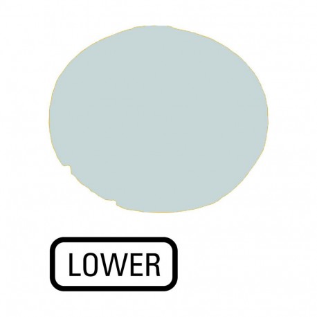 M22-XDL-W-GB18 - M22-XDL-W-GB18 218340 Y7-218340 EATON ELECTRIC Lens, indicator Flush White LOWER