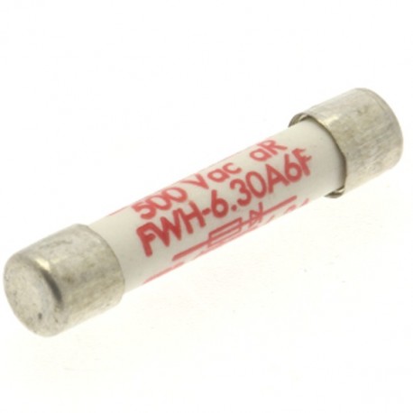 6.3AMP 500V SEMI-COND FUSE - 6.3AMP 500V SEMI-COND FUSE FWH-6.30A6F FWH-6-30A6F EATON ELECTRIC cartridge fuse, ultra rapid, 6.3 A, AC 500..