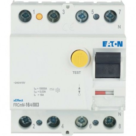 FRCMM-16/4/003 - FRCMM-16/4/003 170409 Y7-170409 EATON ELECTRIC Residual current circuit breaker (RCCB), 16A, 4p, 30mA, type ..