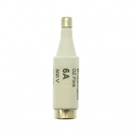 FUSE 6A DI/E16 500VAC DZ - FUSE 6A DI/E16 500VAC DZ 6D16Q EATON ELECTRIC Fuse-link, LV, 6 A, AC 500 V, D1, gR, IEC, fast acting