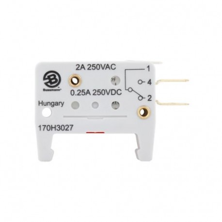 5A 250V MICROSWITCH K1 3 GOLD - 5A 250V MICROSWITCH K1 3 GOLD 170H3027 EATON ELECTRIC Microswitch, ultra-fast, 2 A, AC 250 V, Switch K1