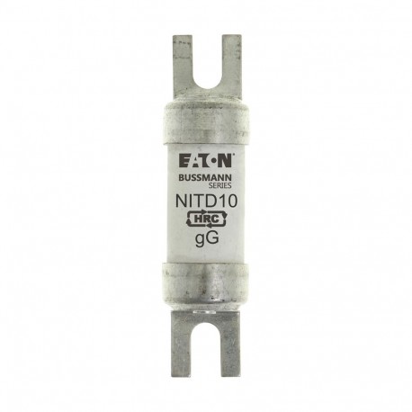 10A 550V AC BS88 FUSE - 10A 550V AC BS88 FUSE NITD10 EATON ELECTRIC Fuse-link, low voltage, 1000 A, AC 550 V, BS88, BS, IEC