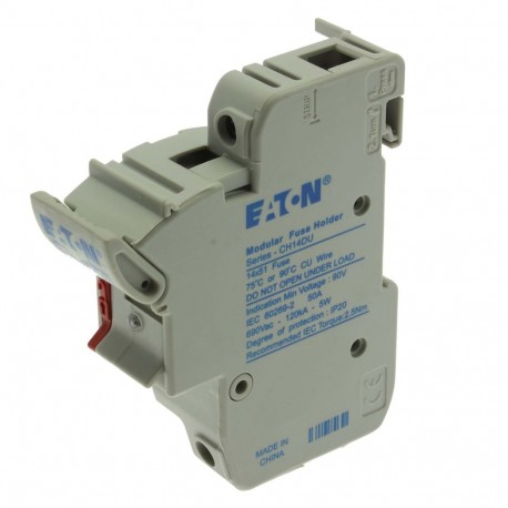 CH141DIU - CH141DIU EATON ELECTRIC Fuse-holder, low voltage, 50 A, AC 690 V, 14 x 51 mm, 1P, IEC, with indicator