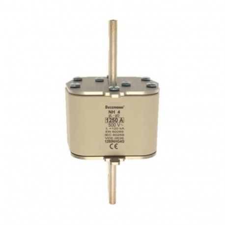 500V 1250A NH4 FUSE gG - 500V 1250A NH4 FUSE gG 1250NHG4G EATON ELECTRIC Fuse-link, LV, 1000 A, AC 500 V, NH4, gL/gG, IEC, single ind..
