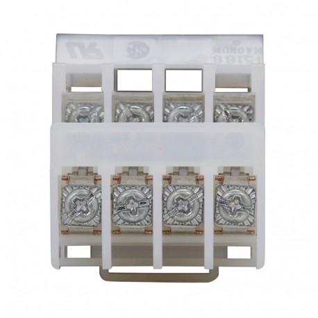 15188 CONNECTOR BLOCK - 15188 CONNECTOR BLOCK 15188-4 CBDR6PSC EATON ELECTRIC Terminal block, BT, 30 A, AC 600 V, 30.2 x 49.3 x 47.8..