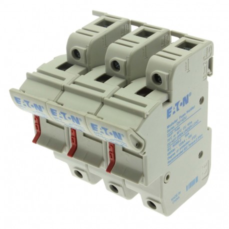 3P 14x51 Fuse Holder - 3P 14x51 Fuse Holder CH143DU EATON ELECTRIC Fuse-holder, low voltage, 50 A, AC 690 V, 14 x 51 mm, 3P, IEC