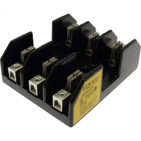 FUSE BLOCK J60100-3COR - FUSE BLOCK J60100-3COR J60100-3COR EATON ELECTRIC Fuse-block, low voltage, 70 A, AC 600 V, UL Class J, 51 x ..