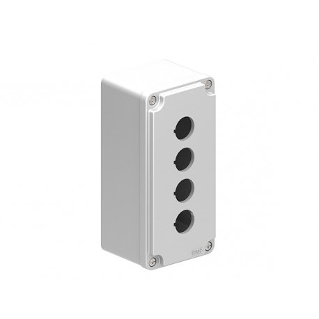 LPZM4A8 - LPZM4A8 LOVATO CONTROL STATION, EMPTY WITH NO ACTUATORS, FOR 4 ACTUATORS. GREY COVER