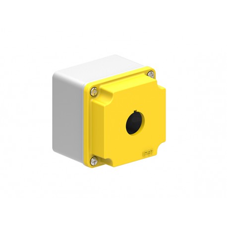 LPZM1A5 - LPZM1A5 LOVATO CONTROL STATION, EMPTY WITH NO ACTUATORS, FOR 1 ACTUATOR. YELLOW COVER