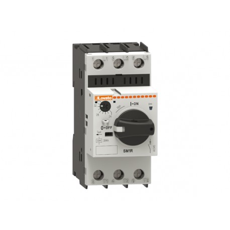 SM1R4000 - SM1R4000 LOVATO MOTOR PROTECTION CIRCUIT BREAKER, IEC BREAKING CAPACITY ICU 20KA AT 400V, 30...40A