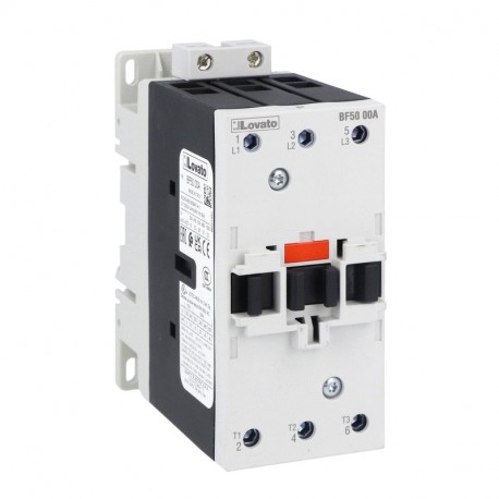 BF5000A400 - BF5000A400 LOVATO THREE-POLE CONTACTOR, IEC OPERATING CURRENT IE (AC3) 50A, AC COIL 50/60HZ, 400VAC