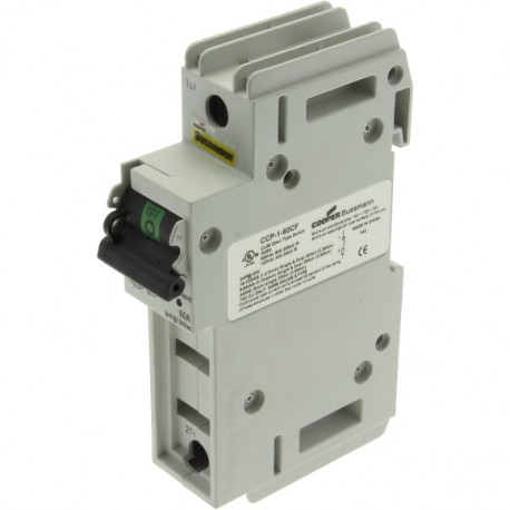 CCP-1-60CF - CCP-1-60CF EATON ELECTRIC Disconnect fuses-BT, 60 a, AC 600 V, DC 125 V, CF, 1F, UL