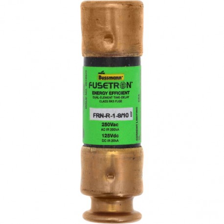 FRN-R-1-8-10 - FRN-R-1-8-10 FRN-R-1-8/10 EATON ELECTRIC Fuse-link, LV, 0.3 A, AC 250 V, 14 x 51 mm, RK5, UL, time-delay, du..