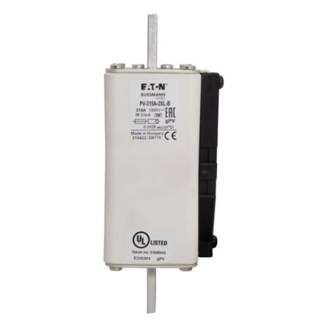 PV-315A-2XL-B - PV-315A-2XL-B EATON ELECTRIC Fuse-link, high speed, 250 A, DC 1500 V, 2XL, 60 x 192 mm, gPV, IEC, UL, with i..